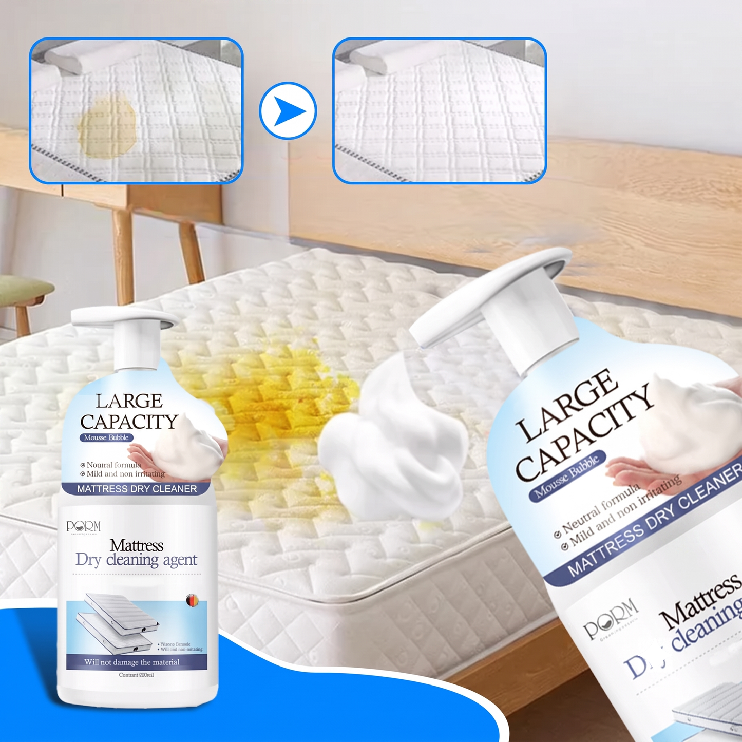 🌿 Mattress Cleaner Spray for Mattress, Sofa & Cushions ✨